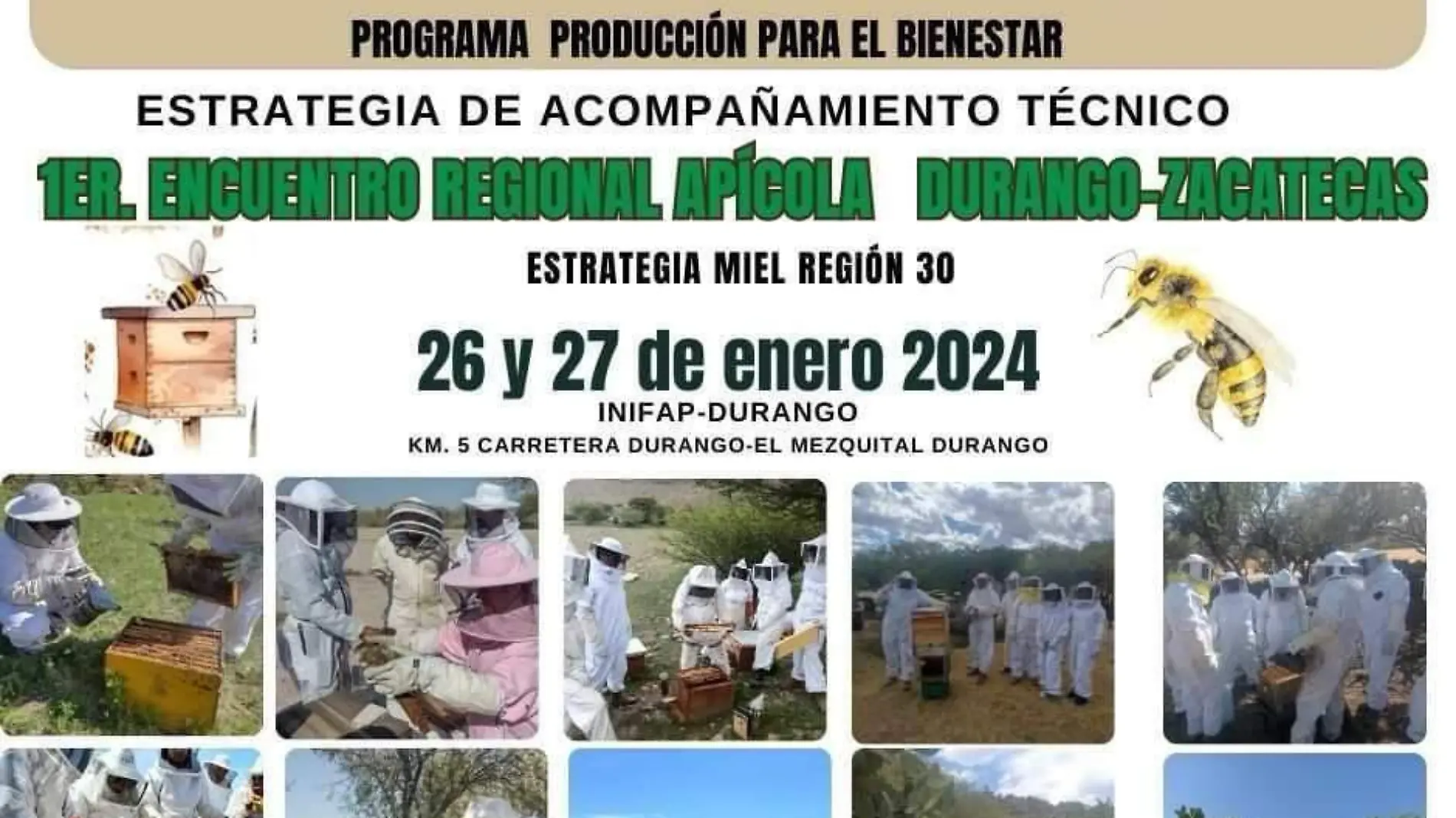 Encuentro apícola en Durango: Cambio climático, principal reto en la apicultura